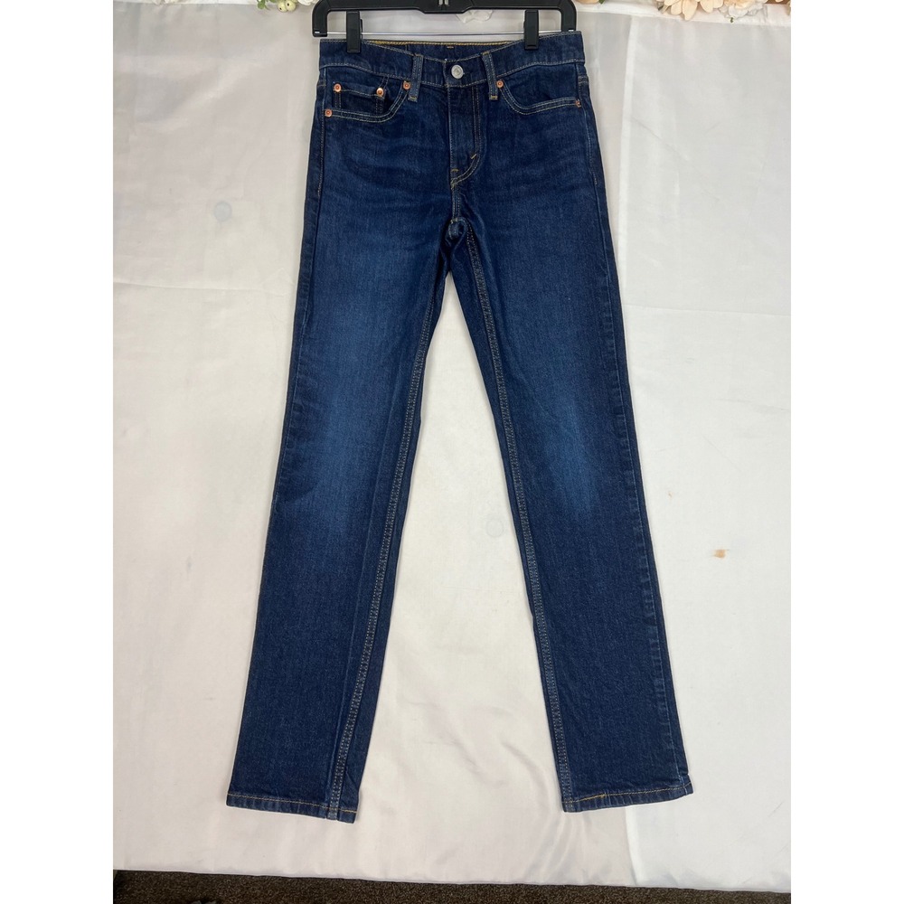 Levis 511 Slim Fit Jeans Mens 28x32 Dark Wash Indigo‎ Denim 511-0408